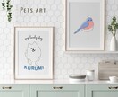 ペットの似顔絵イラストお描きします シンプルでかわいい愛犬愛猫のイラストデータ イメージ8