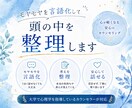 あなたのモヤモヤを言語化し頭を整理しますます うまく言葉にできないお悩みでも大丈夫です イメージ1