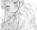 キラキラして繊細で透明感のあるラフ画描きます ラフ画でも絵力がたっぷりです！ イメージ10