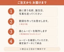 誕生日や出産祝いに名前入りの歌とムービー作ります 名前入りオリジナルソングと写真で作るショートムービー イメージ3