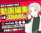 長尺にも丁寧に対応!!SNS用の動画編集承ります 数秒～2時間まで柔軟に対応致します!お気軽にご相談ください! イメージ1