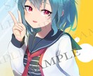 女性キャラアイコン作成依頼　承ります アイコンに使用できるキャライラストを描かせていただきます。 イメージ1