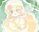 ほんわか女のコのイラストを作成します アイコンにも使用頂けるほんわか女のコのイラスト イメージ2