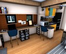 建築パース作成します 建築パースの作成および３Dモデル作成CADトレース作図します イメージ2