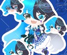 VTuberの貴方を可愛く描きます 可愛いイラストや表情豊かなSDイラスト欲しい方へ イメージ1