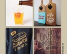 海外ブランドの様なLOGOを作ります カフェやアパレルなど、シンプルでアメリカンなロゴ専門 イメージ5