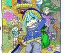 受注引き受けます ファンタジー感のあるイラストや、ポップなキャラクター イメージ7
