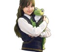 厚塗りイラスト(デジタル)を作成します 希望のシチュエーションをお伝えください イメージ7