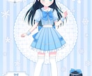 アイドル系生誕・告知向けた世界観イラスト制作します ミニキャラ追加OK・告知系ビジュアル制作を柔軟に対応致します イメージ4
