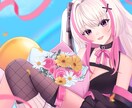 商用利用無料。1枚絵描きます キラキラ可愛い雰囲気の1枚絵が得意です イメージ6