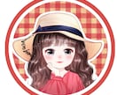 可愛い似顔絵を描きます プロフィール写真などに最適です！ イメージ1