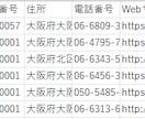 Googleマップ抽出・整形リストを爆速納品します 郵便番号の分割・電話番号整形済み！届いた瞬間に営業で使えます イメージ1