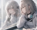 歌ってみた・ボカロmv等のイラスト制作します ご希望に寄り添えるように努めさせていただきます。 イメージ3