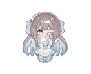 きゅるんとした可愛い女の子のSD描きます 商用利用可能。初めての方も安心してご相談ください！ イメージ3