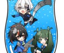 ミニキャラ（SD）イラスト描きます 可愛らしいミニキャライラスト任せてください！ イメージ2