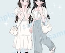 ときめきをお届け˖✧可愛い女の子のイラスト描きます SNS、動画、ブログ、贈り物などに◎イラストで彩りをプラス✨ イメージ7