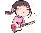 SNS用アイコンをご用意致します もちもちほっぺのデフォルメイラスト イメージ1