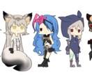 ＳＤ、デフォルメのキャラアイコンを作成します 絵柄を選んであなた用のイラストを描きます！ イメージ5