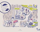 北欧でも制作！ほっこりイラストでMAPをつくります フェアやイベント、プライベート企画にも！ イメージ1