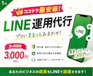 LINE公式の運用を【3ヶ月】伴走サポートします 月2回配信＆画像制作・改善提案付きの3ヶ月お試しプラン イメージ1