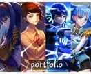 立ち絵・一枚絵・サムネ用イラストなど作成いたします 様々な用途のキャラクターイラストに対応いたします イメージ6