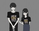 プリクラや写真などをイラスト化します 誕生日や記念日の画像のプレゼントや、SNSのアイコンなどに! イメージ3