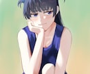 美しいアニメキャラクターを描きます 美しいアニメキャラクターの上半身イラストを描きます。 イメージ1
