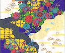 伝統文様（紫山水編）のデザインをご使用頂けます 日本伝統文様の柄粋をアレンジして使用可能 イメージ8