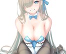 アニメ塗り風人物イラストお描きします SNSアイコン、動画用イラスト、サムネイルなど イメージ10