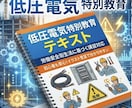 低圧電気特別教育テキスト・スライド資料作成します 労働安全衛生法に基づく特別教育に完全対応！社内研修の内製化に イメージ1