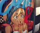 個性強めのかっこいい一枚絵を描きます "Dope as hell"なイラストを提供しますれ イメージ10