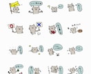 ヘタウマLINEスタンプ作成します 商用個人用、LINEスタンプ作成。高品質！申請サポート付 イメージ4