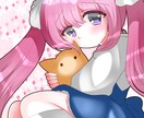 可愛い系イラストを描きます 創作・夢絵もOKです！版権もOKですが苦手もあります イメージ8