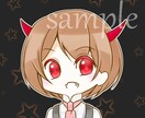 ハロウィン!snsデフォルメアイコンお描きします 2頭身～3頭身の女の子、男の子など イメージ2