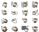 あなただけのLINEスタンプ作ります こじまのはんこや書き下ろしのオリジナルLINEスタンプです！ イメージ3