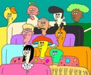 オリジナルキャラクター、各種イラストの制作をします おしゃれ、アート、似顔絵など、出来る限りご要望に応えます! イメージ10