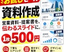 営業資料・提案書を伝わるスライドに仕上げます 文章作成も対応｜編集できるPowerPointで納品 イメージ1