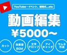 割引中！YouTube等の動画編集代行します 某インフルエンサー事務所にて動画編集担当経験あり！ イメージ1