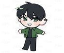 あなたのオリキャラ、ちびキャライラストにします アイコンなどに使える可愛らしいちびキャライラストを描きます！ イメージ2