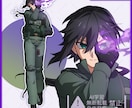 アイコン・ヘッダー・立ち絵、何でも承ります 通常頭身・デフォルメ／アニメ塗り・水彩塗りに対応できます！ イメージ8