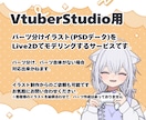 かわいく動くVtuber2Dモデリング制作します 高品質モデリング・選べる3プランで価格をおさえて制作 イメージ2