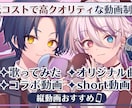 歌ってみたなどMV制作いたします ショート動画にも特化！SNSで映える高画質MVを制作します イメージ1