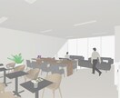 建築デザイナーがおしゃれな手書き風パース作成します BIMによる3次元データで正確な寸法・サイズ感で表現します。 イメージ4