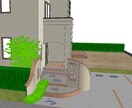外構図面作成します ご自宅のイメージ図にいかがですか。 イメージ1