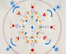 あなたの波動曼荼羅をイメージで描きます 今悩みに必要なメッセージをリーディングしてお送りします。 イメージ1
