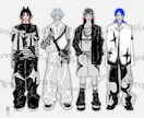 最短3日納品】Y2Kなどお洒落なイラスト描きます ファッション重視のイラストやグッズデザインなどお任せください イメージ4