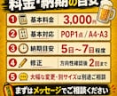 居酒屋・飲食店向けのPOPを作ります メニュー・営業時間・キャンペーン案内にも対応します イメージ4