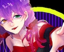 彩度高めな雰囲気あるアイコンイラストを描きます 彩度高め！個性が出るアイコンイラストいかがでしょうか。 イメージ1