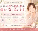 受験の不安や勉強の悩みに優しく寄り添います 受験メンタルカウンセラーが心を支える30分 イメージ1