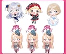 可愛いミニキャラ・ちびキャラ・SDイラスト描きます 商用利用OK◎SNSアイコンや配信の立ち絵、グッズ、などに イメージ8